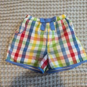 TBBC NWT girls size 6 plaid shorts. Beaufort Bonnet